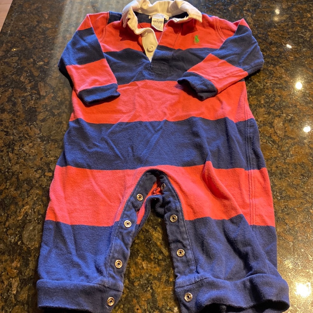 Ralph Lauren polo romper - 9M
